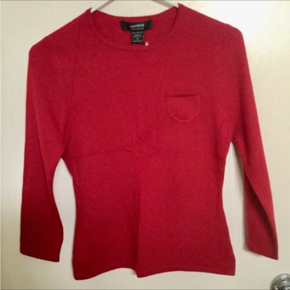 Vintage Express cashmere 3/4 sleeves sweater - Picture 1 of 4
